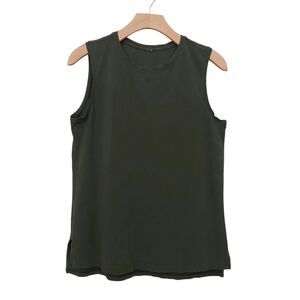Lululemon T-Shirt Womens Small Green Sleeveless Athleisure Gym Training Yoga